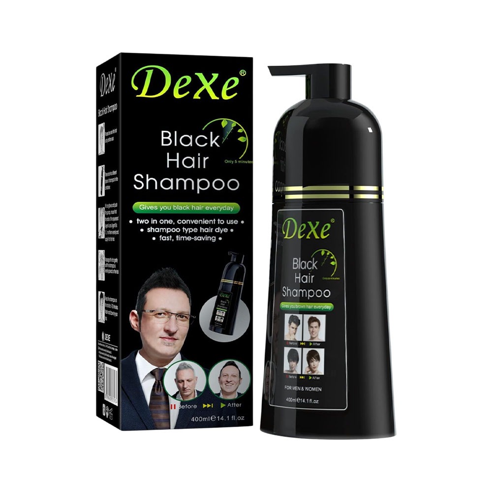 DEXE SHAMPOO BLACK HAIR COLOR 400ML