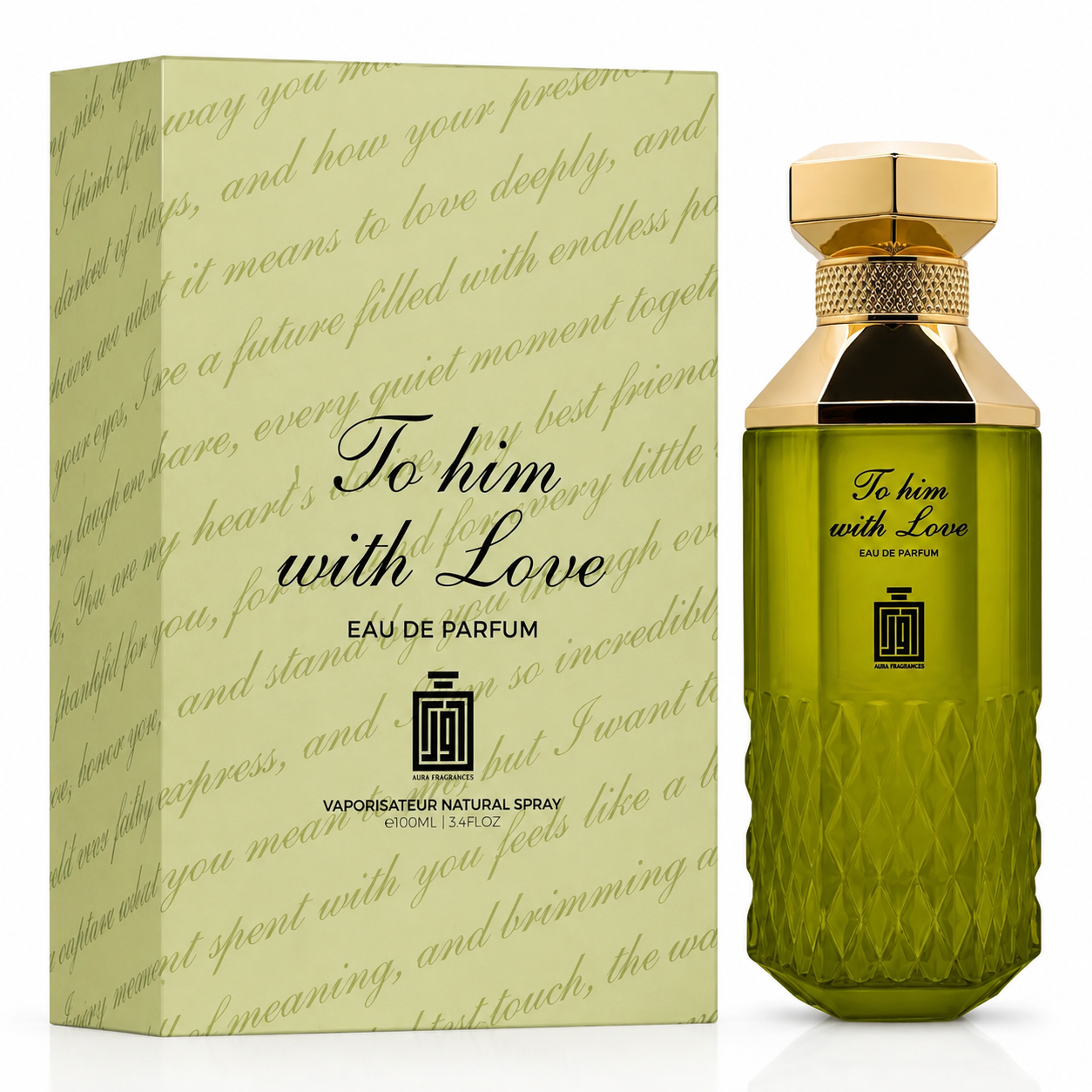 PERFUME AURA TO HIM WITH LOVE EDP 100ML